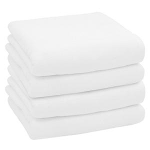 Linum Home Textiles Набор банных полотенец Ediree из турецкого хлопка, 4 шт., белый