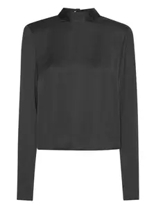 Топ с драпировкой ROTATE BIRGER CHRISTENSEN, черный