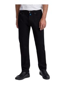 Джинсы LYON TAPERED зауженные черного цвета Pierre Cardin