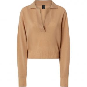 Вязаный джемпер Evanescente PINKO, бежевый