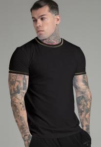 Футболка SIKSILK MUSCLE FIT , Black
