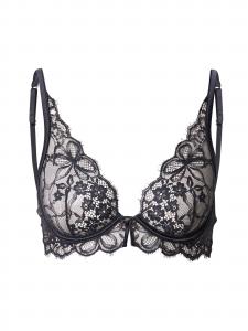 Hunkemöller Бюстгальтер Triangle 'Prina Up' в черном цвете