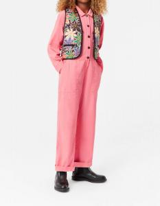 Детская жилетка Hilma с листьями в зелено-разноцветной гамме Molo