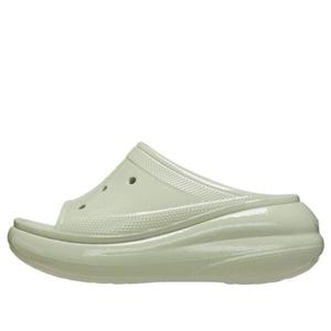Тапочки crush high shine slides 'light green' Crocs, зеленый