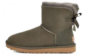 Ботинки зимние женские UGG Mini Bailey Bow Ii, зеленый