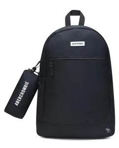 Рюкзак с пеналом & Fitch для мальчика Abercrombie, черный