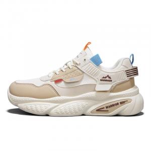 WARRIOR Мужские амортизирующие легкие дышащие массивные кроссовки Beige Khaki, цвет Beige Khaki