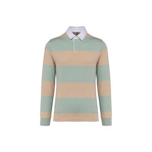 Полосатая рубашка-поло с длинным рукавом Kariban