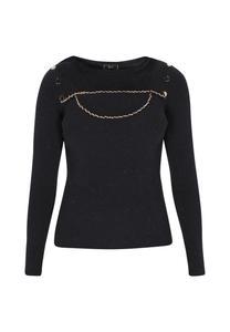 Свитер faina, темно-синий