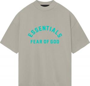 Футболка Fear of God Essentials Heavy Jersey Crewneck  'Seal', серый