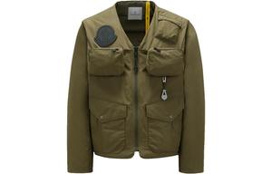 Куртка Moncler X Pharrell Maple Short Down Jacket MONCLER GENIUS, зеленый