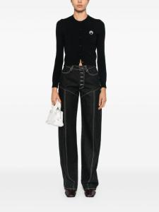 Marine Serre кардиган Core Knit, черный