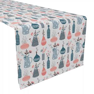 Настольная дорожка, 100 % хлопок, вазы для рисования 16x108 дюймов
