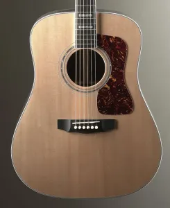 Акустическая гитара Guild D-55 - натуральный цвет, включая жесткий футляр OHSC