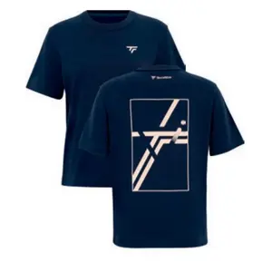 Футболка с коротким рукавом Tecnifibre Graphic 2025, синий