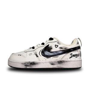 Детские скейтерские кеды Court Borough Nike, черный