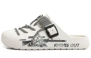 Закрытые тапочки унисекс цвета слоновой кости Jifffly, белые