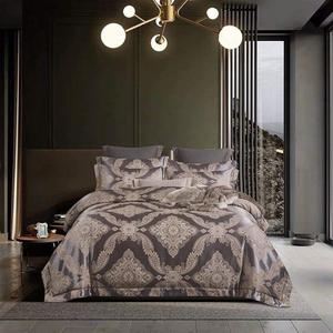 3FLQOOPP Сатиновый комплект постельного белья золотисто-серый с пуховым одеялом Color 27