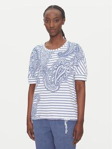 Футболка обычного кроя 11105121 Olsen, синий