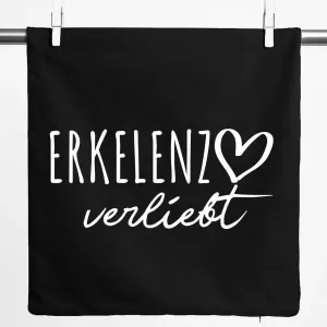 Наволочка Huuraa Erkelenz in Love Gift 40x40см Черный хлопок Erkelenz Present Hellweg Druckerei