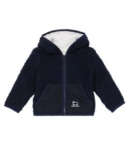 Детская плюшевая куртка Woolrich Kids, синий