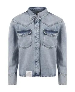 Светлая джинсовая блузка Нора Лос-Анджелес Icon Denim, синий