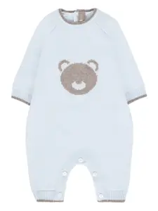 Вязаный комбинезон с изображением медведя Little Bear, синий