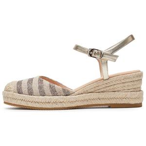 Туфли на высоком каблуке 6 см из натуральной соломы для женщин Staccato, Sparkling Ginkgo Silver