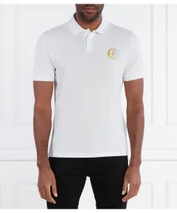 Футболка поло Slim fit Just Cavalli, белый