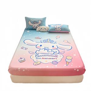 Подогнанная простыня Sanrio, 100% Cotton-Bright Cinnamoroll