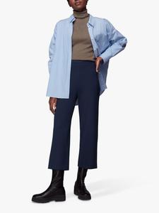 Широкие брюки Whistles Camilla, темно-синие