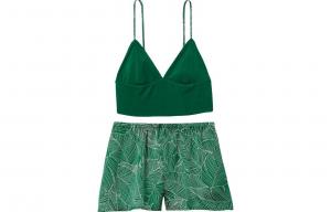 Нижнее белье аксессуары женские зеленый принт Victoria's Secret