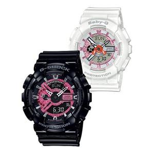 Часы CASIO G-Shock Analog-Digital 'Black White', белый