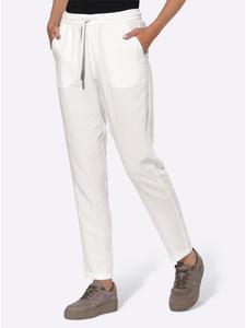 Тканевые брюки Heine, экрю