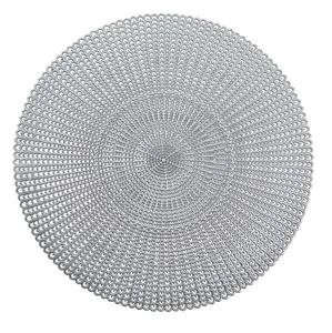 Подставка под стол "cut out" пластик, круглая. Zeller, серебряный