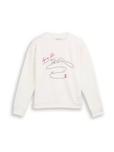 Толстовка TOM TAILOR, белый