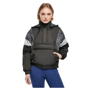 Куртка Urban Classics Mixed Jumper Over, черный