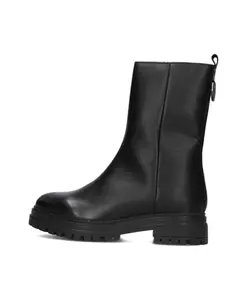 Черные кожаные ботильоны на молнии Omoda, черный