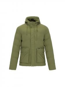 MO Мужская куртка оливкового цвета