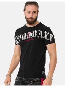 Футболка ЧЕРНОГО цвета Cipo & Baxx