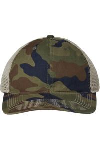 Мягкая кепка дальнобойщика The Game, цвет woodland/ khaki