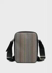 Сумка через плечо из холста с покрытием