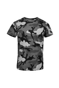 Камуфляжная футболка с коротким рукавом SOL'S, серый
