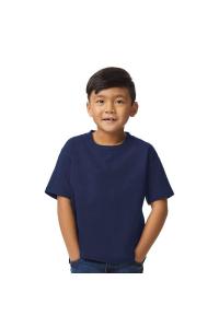 Футболка средней плотности Soft Touch Gildan, темно-синий