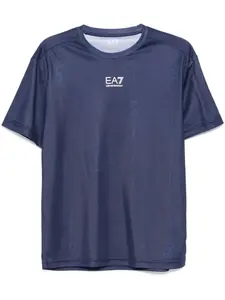 Футболка с логотипом Ea7 Emporio Armani, синий