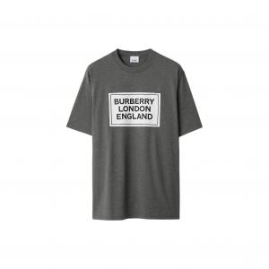 Футболка мужская темно-серая Burberry, темно-серый