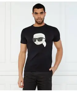 Футболка Regular fit Karl Lagerfeld, черный