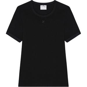 COURREGES Футболка женская черная