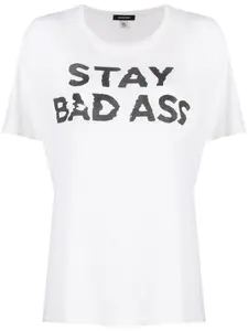 Рубашка с короткими рукавами и надписью R13, белый