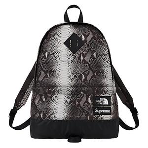 Supreme Версия THE NORTH FACE SS18 Нейлоновый рюкзак Унисекс Черный